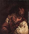 Boy Canvas Paintings - Portrait of a Boy